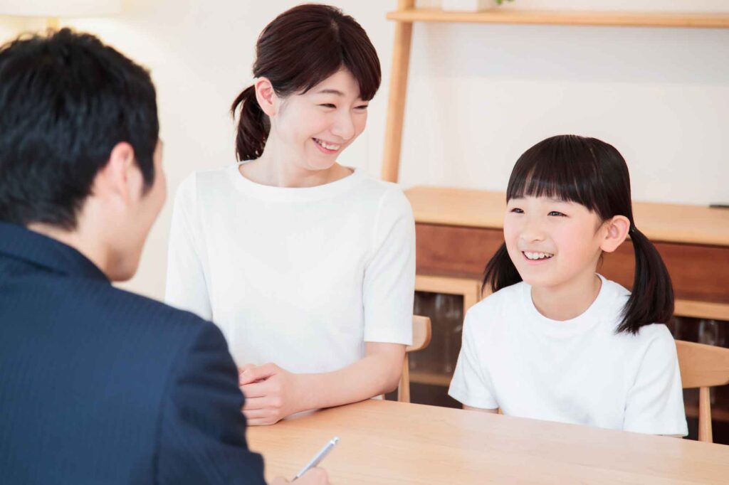 盛岡学習塾での面談イメージ