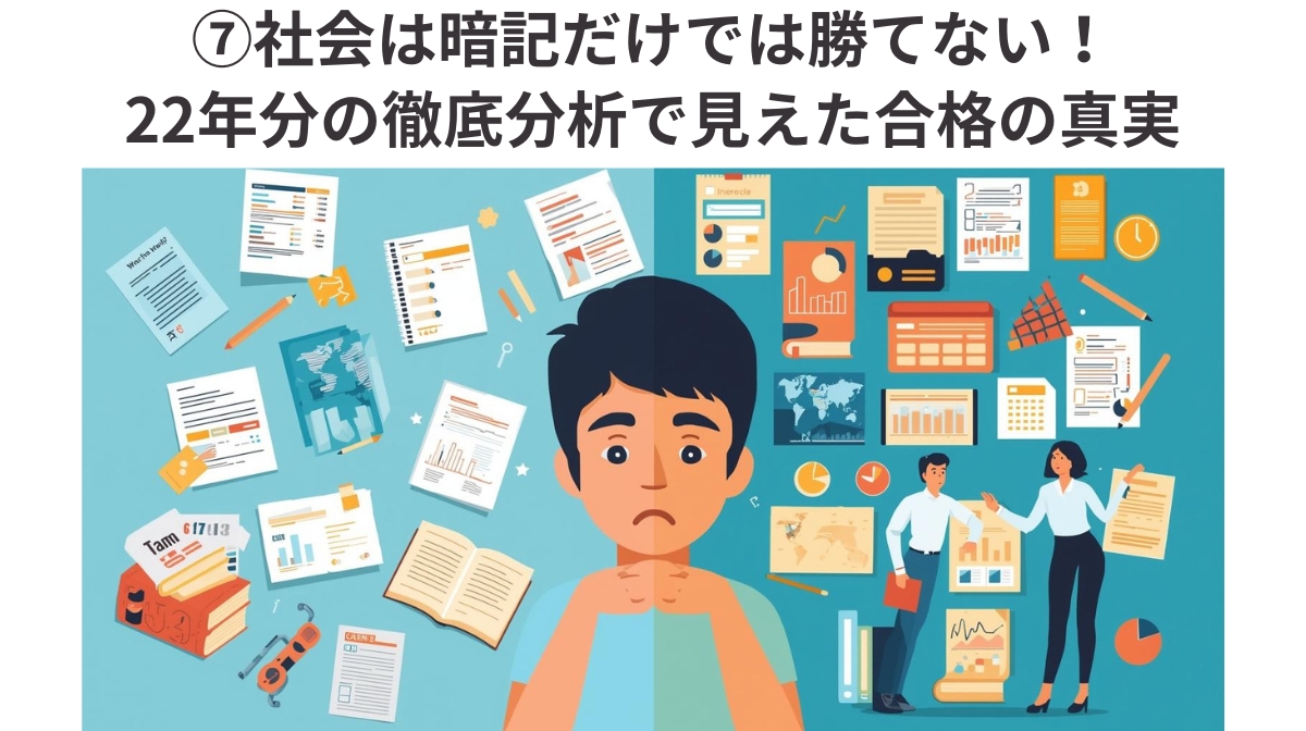 高校入試社会22年分を徹底分析｜暗記だけでは差がつかない合格戦略