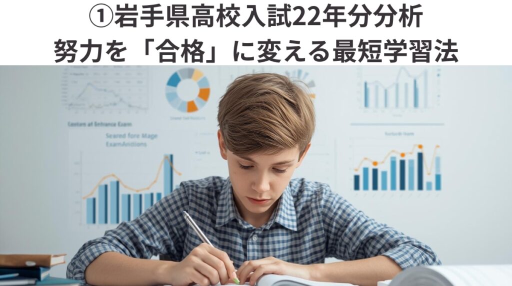 【盛岡学習塾】岩手県高校入試22年分分析｜努力を「合格」に変える最短学習法