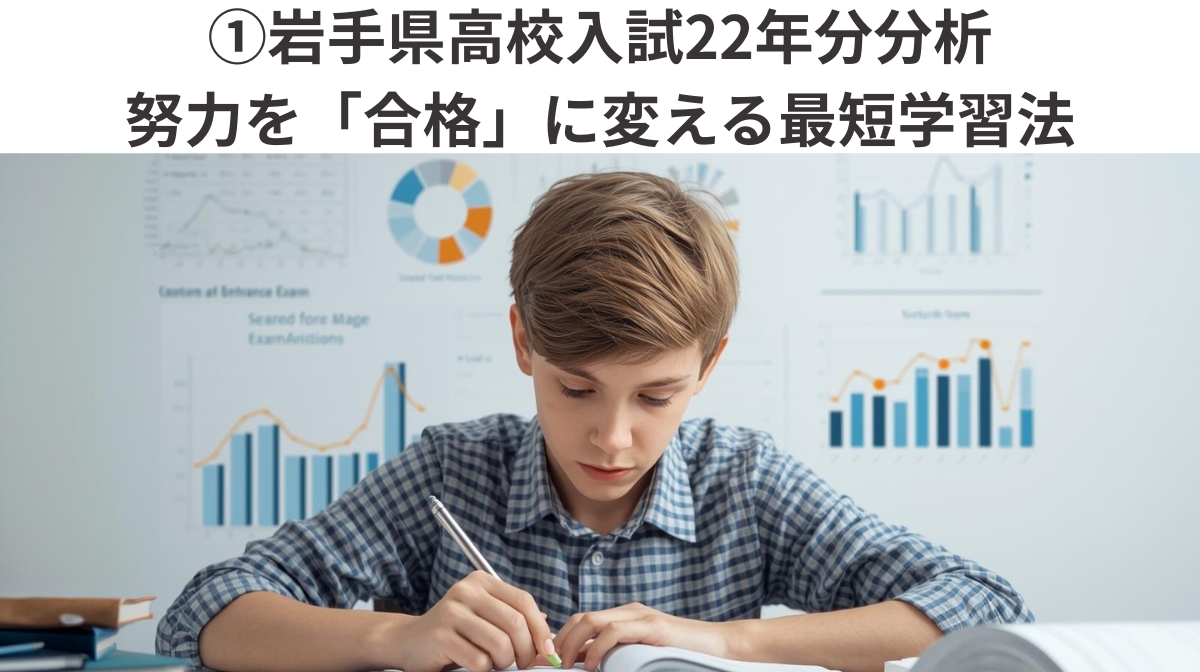 【盛岡学習塾】岩手県高校入試22年分分析｜努力を「合格」に変える最短学習法