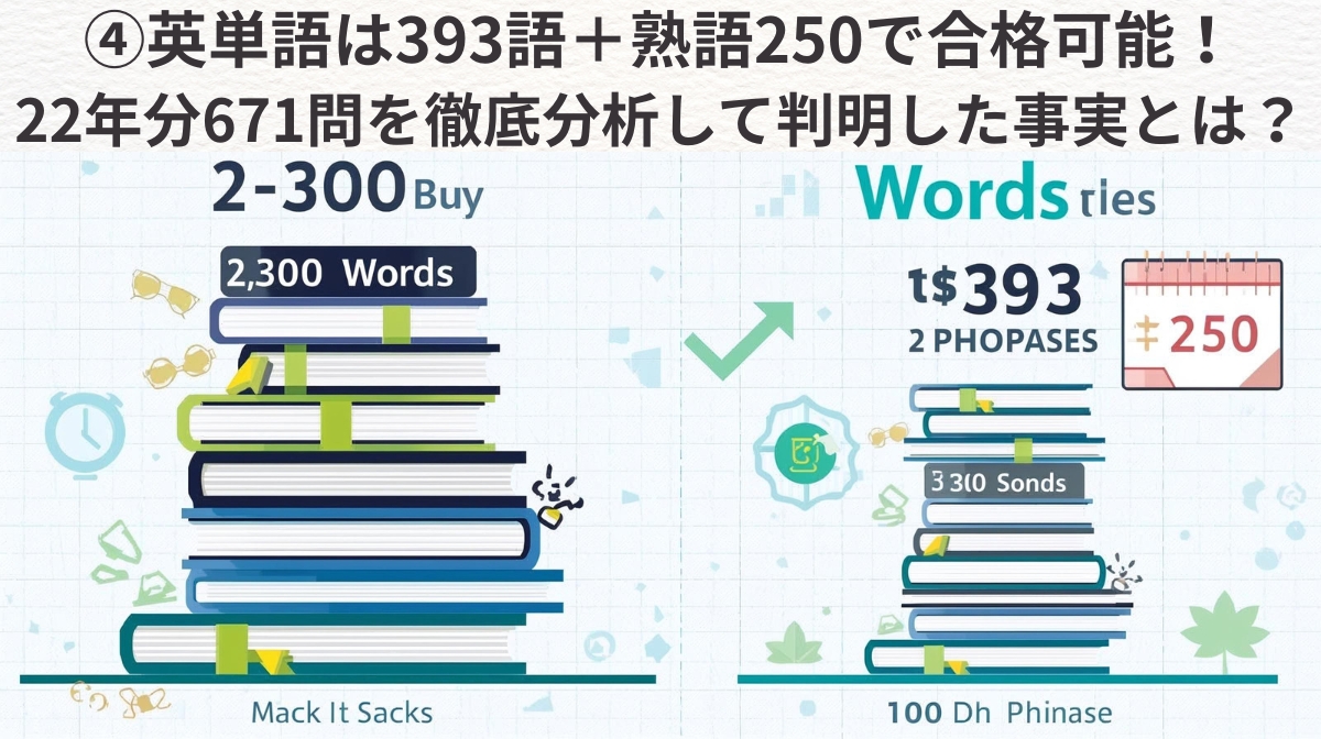 【盛岡学習塾】高校入試英語22年分671問を徹底分析｜覚えるべきは393語＋250熟語【最短合格法】