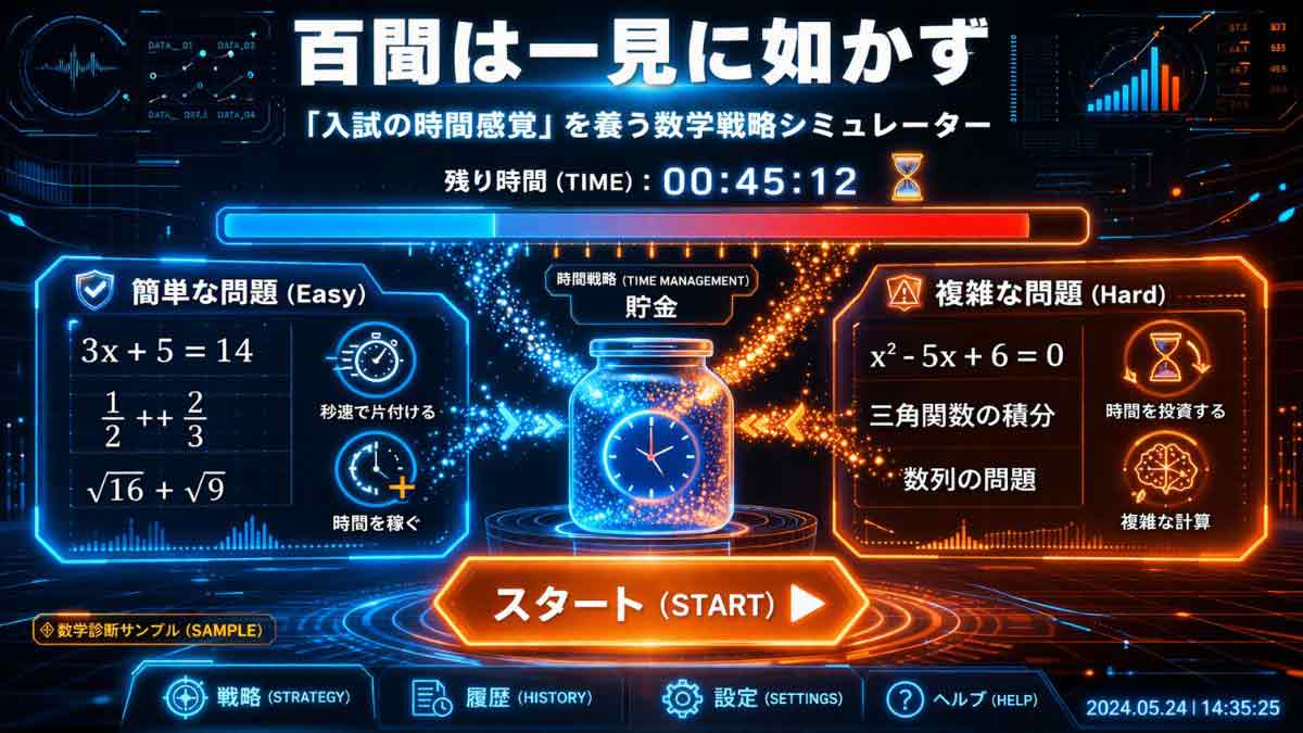 数学時間戦略テスト