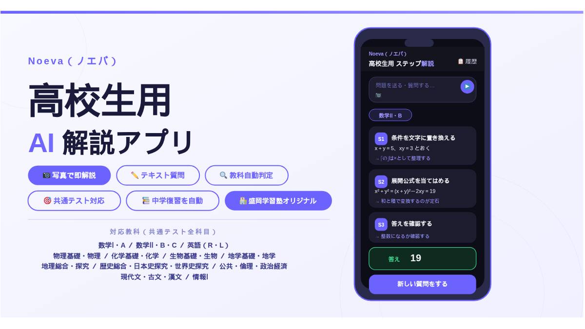 Noeva（ノエバ）AI解説アプリ